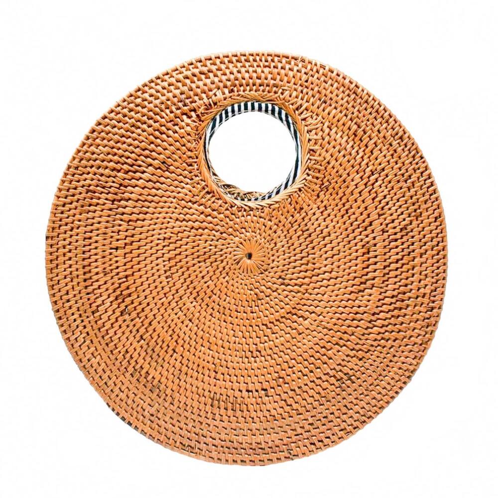 NEW POPPY + SAGE women's lucy circle bag in brown